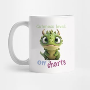 Little Dragon Cuteness Level Cute Adorable Funny Quote Mug